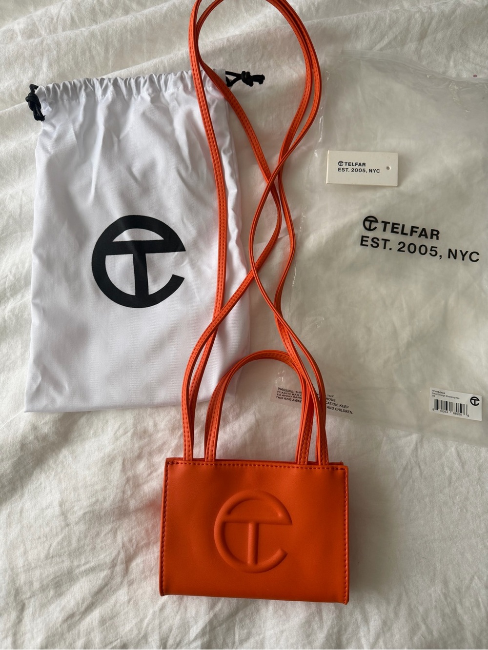 Telfar Mini Bag in Orange